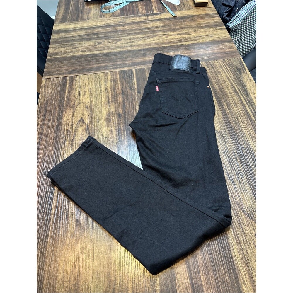 Levi’s 511 Men’s Jeans 32x32 Slim Fit Stretch Black Denim EUC